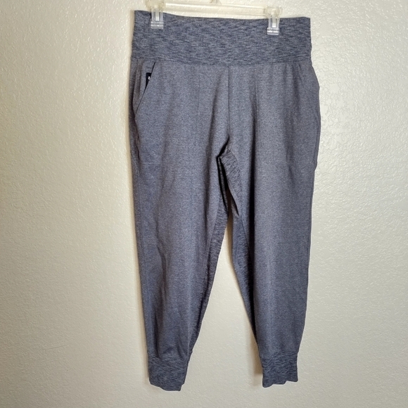 ATHLETA Venice mid rise grey joggers sz L - Picture 2 of 9